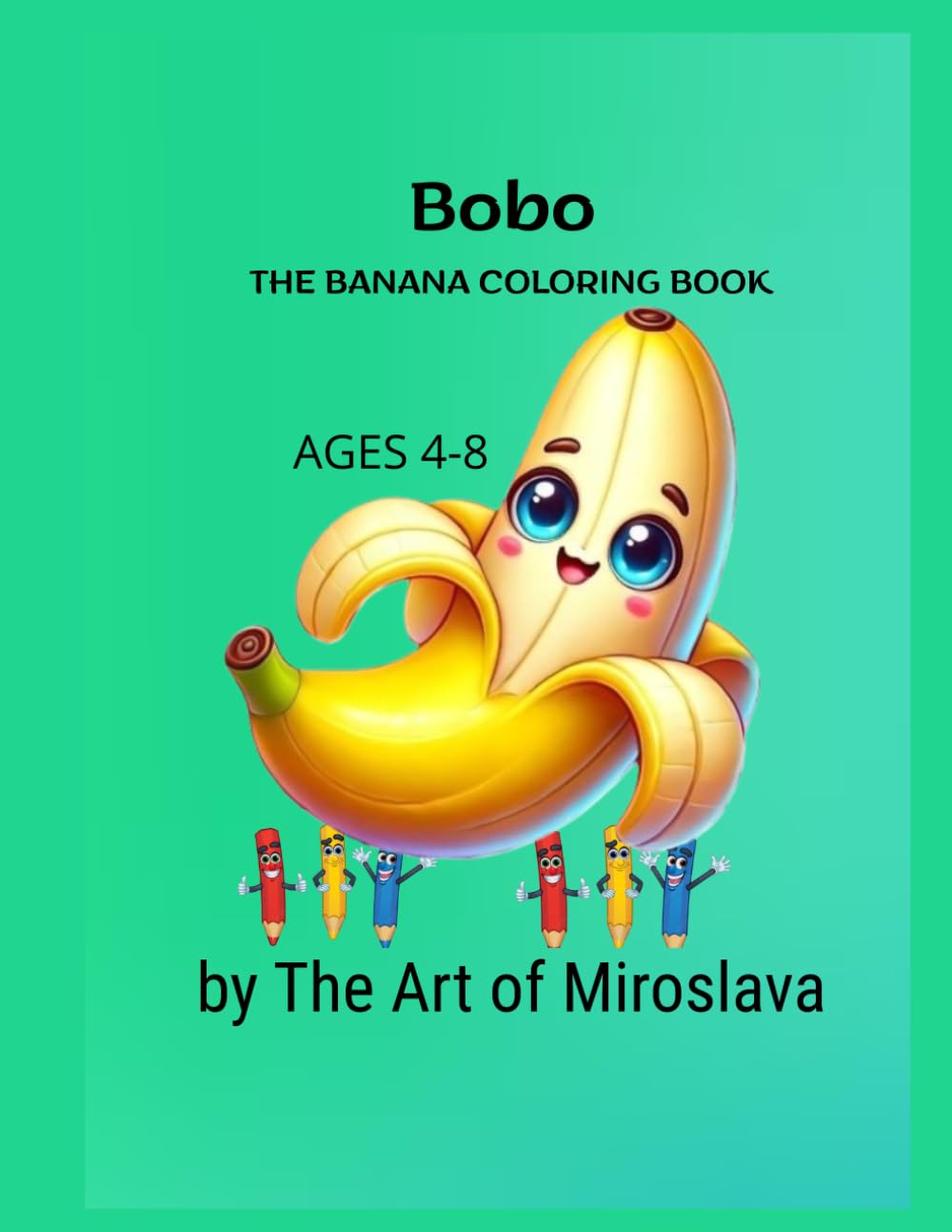 Banana - Cute Coloring Book for Kids