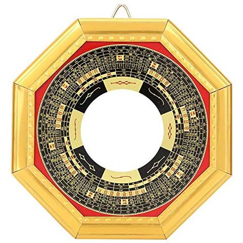 Tyenaza Traditional Chinese Feng Shui Concave, Bagua Mirror for Home Business Lucky Protection Against Harmful Special(Concave Mirror) Cover