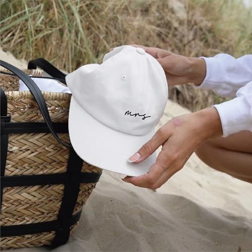 Image of Mr and Mrs Hats for Honeymoon Essentials,Engagement Gifts for Couples,Wedding Gifts for Bride and Groom