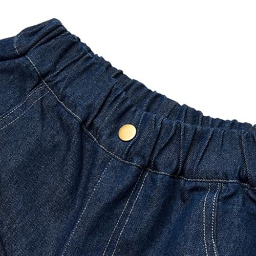Girls Loose Jeans 2025 Girls Loose Jeans Spring Summer and Autumn New Models for Middle and Large Children Retro Wide2