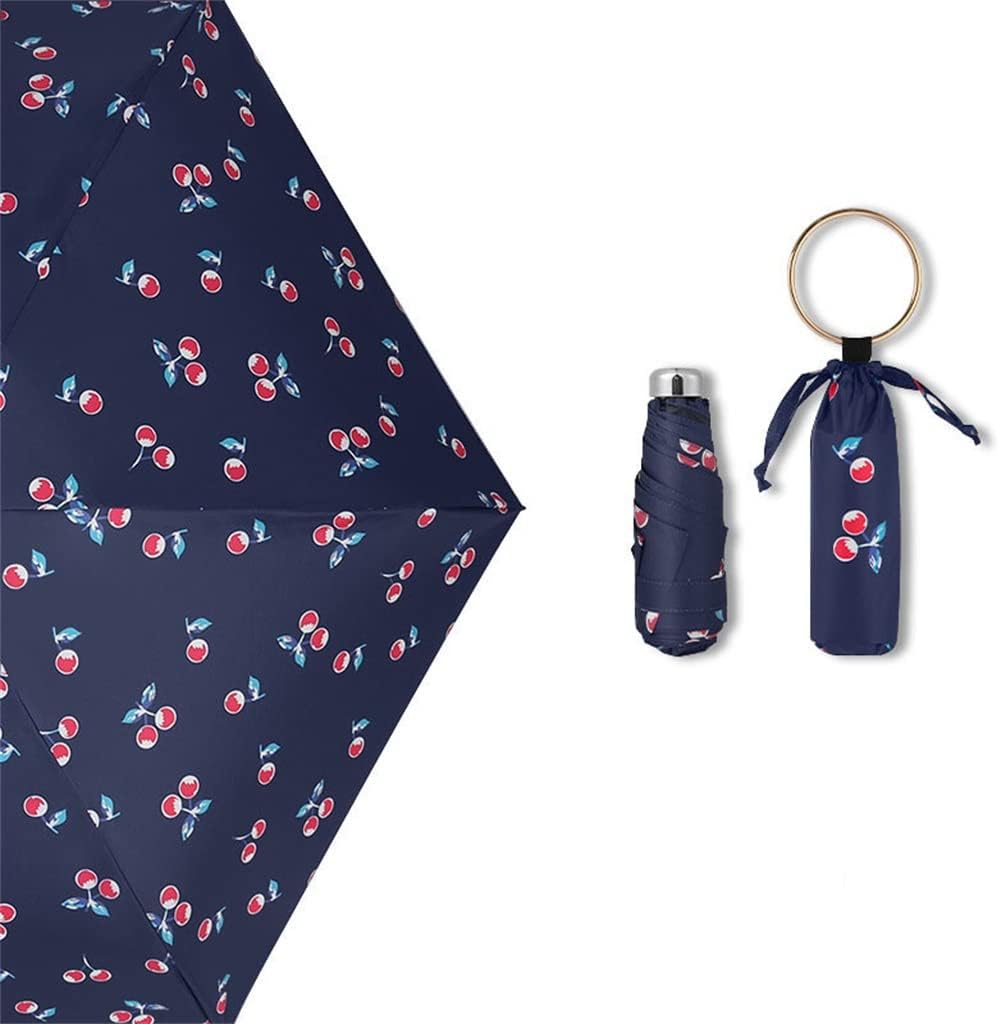 Sunny Umbrella Sunscreen Umbrella Female Portable Outdoor Pocket Sun Umbrella(E)