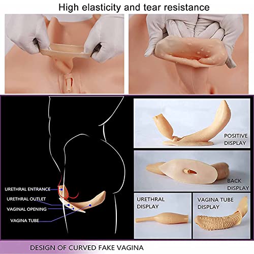 Crossdresser Realistic Silicone Panty Fake Vaginal Hiding Gaff Panty Hip Enhancer for Cosplay Transgender3