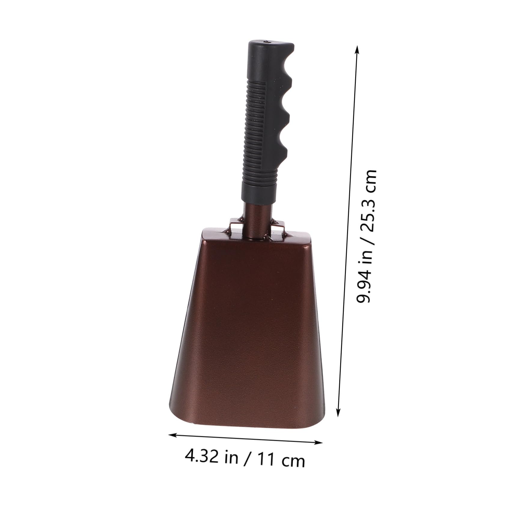 ULDIGI Metal Cowbell Handle German Style Sports Event Cheering Bell Noise Maker for Football Games