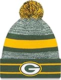 New Era Unisex-Adult NFL Official Sport Knit Classic Cuffed Knit Pom Beanie Hat (Green Bay Packers)