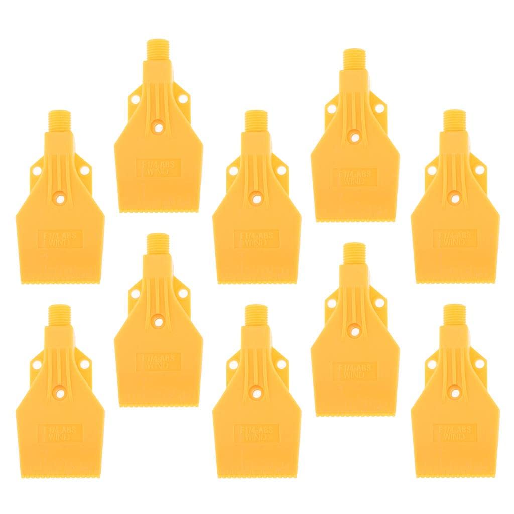 The Style Sutra 10x Flat Wind Jet Air Blower Air Knife Nozzle Spray 3 Holes 1/4" BSPT Yellow|Business & Industrial | Cleaning & Janitorial Supplies | Pressure Washers, Parts & Accs-image-15