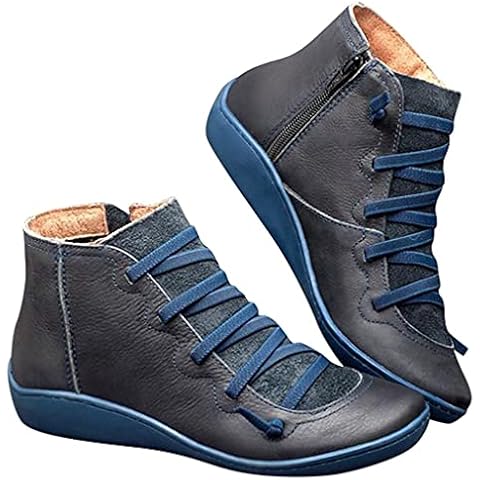 AODONG Platform Boots for Women Ankle Boots for Women Heel Gibobby Women's Closed Toe Multi Strap Ankle Bootie sfgsg1 Cover