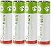 Produktbild TronicXL 4 Stück Akku AA 1,2V 1300mAh NiMH für Schnurlostelefon DECT Telefon Mobilteil zB Siemens Gigaset 4000 Comfort Classic 3000 700K T-Sinus 5K 62S 61K Batterien wiederaufladbar HR6 Mignon Akkus