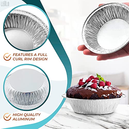 Silver Aluminum Foil Tart Pan - 200Pcs Disposable Mini Pie Tins Round Pan For Cake Pie Tin Foil Pans Tin - Tin 2.9 Inch Liners Aluminum Pans Disposable Mini Tart Pan Mini Cheesecake Pans For Baking #TOP2