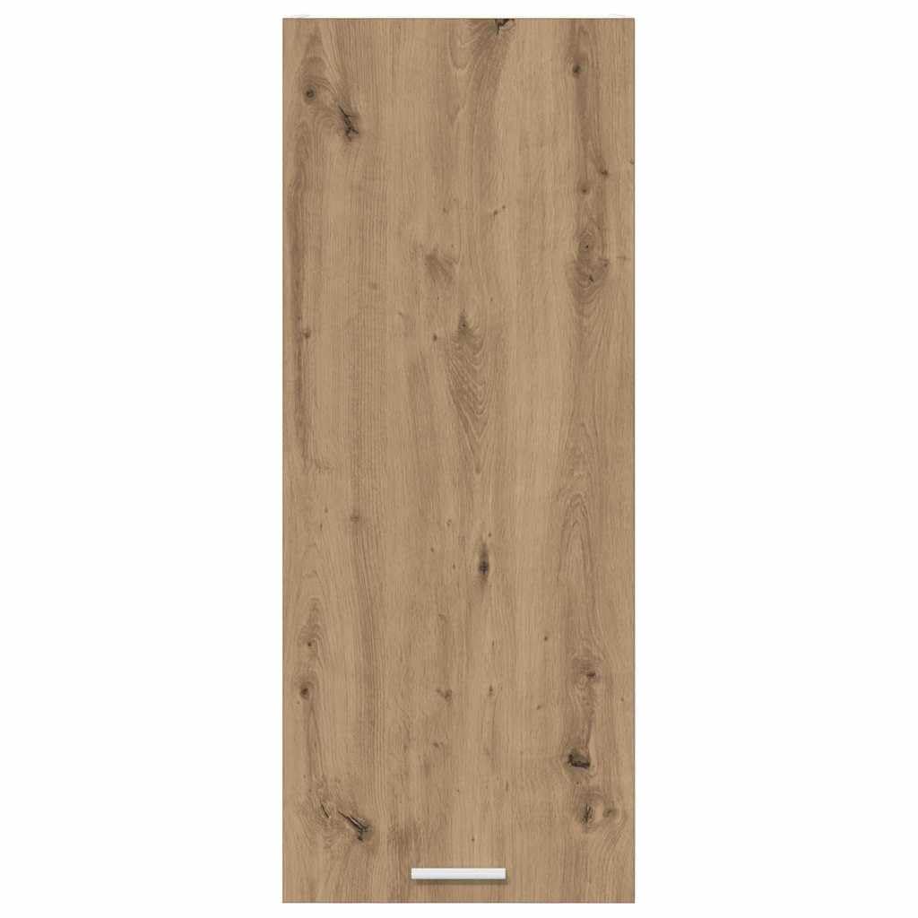 Szafka wisząca z drewna dębowego Artisan, 40 x 31 x 100 cm, z drzwiami, nowoczesna szafka kuchenna do przechowywania i przechowywania, idealna do kuchni, jadalni, organizera i naczyń