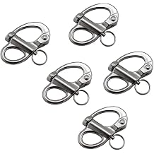 Fixed Snap Shackles, 316 Stainless Steel Quick Release Shackle