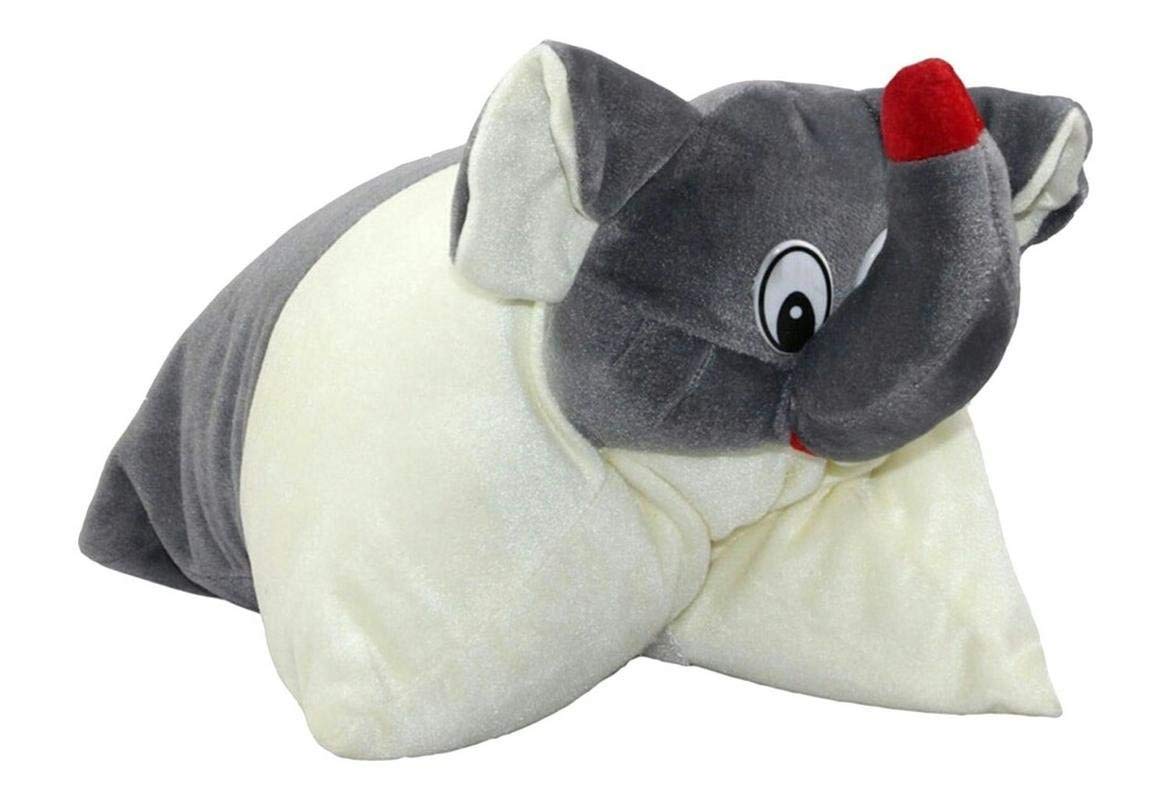Jassi Toy soft Elephant Cartoon Character Baby Cushion/Pillow for Kids (Grey) Polyester filler 35X36 cm (B07KG4NQ6X) Amazon Price History, Amazon Price Tracker