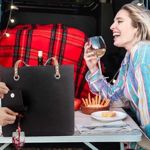 Bolsa de playa para vino que no se decolora: dile adiós a las neveras pesadas y estropeadas 2