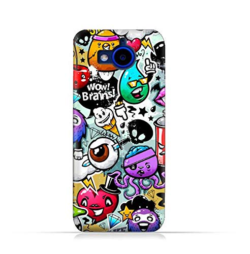 AMC Design HTC Desire 650 Dual Sim TPU Silicone Protective Case with Bizzare Charecters