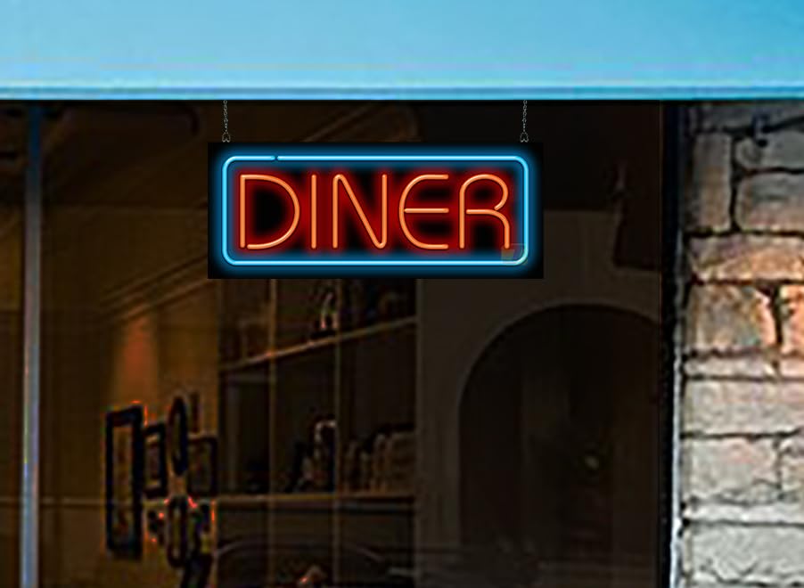 Real, Quality Hand Bent Diner Neon Sign - Large Size - 32