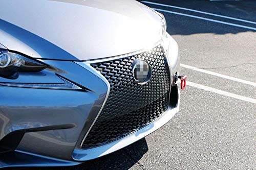 Ijdmtoy Jdm Red Track Racing Style Tow Hook Ring Compatible With Lexus 2006-Up Is Gs, 2007-Up Ls, 2011-Up Ct & 2012-Up Rx Facelift, Made Of Lightweight Aluminum #TOP6