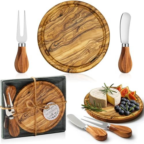 Maxcheck 1 Set Mini Charcuterie Cheese Board Olive Wood Baby Shower Wedding