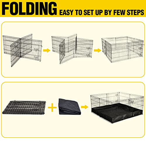 Aivituvin AIR71-19 Rabbit Playpen Pet Pen Small Animal Cage thumb #4