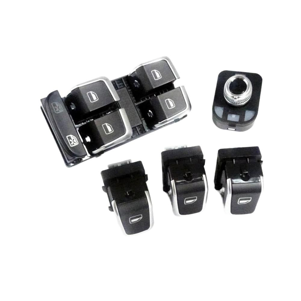 Commande de vitre fluide et réactive avec ce kit chrome 5 pièces pour Q5