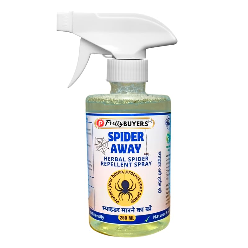 PrettyBUYERS Herbal Spider Killer Spray | Most Effective Organic Formula For Spider Free Home & Office | Makdi Maar Spray 250MLx1 (B0DJ5NCKD4) Amazon Price History, Amazon Price Tracker