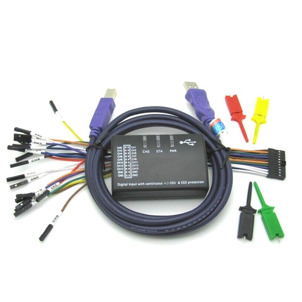 analizador lógico USB de 16 canales 100 MHz para ARM-FPGA