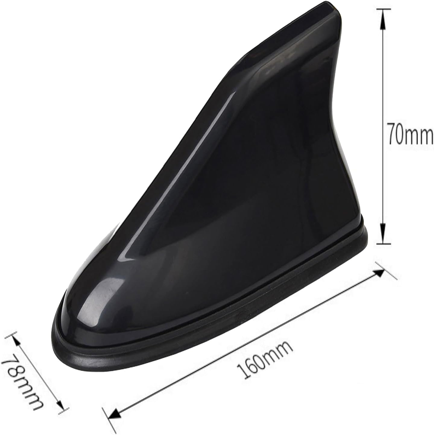 No Drill Car Fin Antenna Shark Cover Compatible with Lexus RX350 RX300 IS250 RX330 LX470 IS200 LX570 GX460 GX ES LX ist IS350, Car Roof Antenna Replacement with Adhesive Tape, Fits Most Vehicles