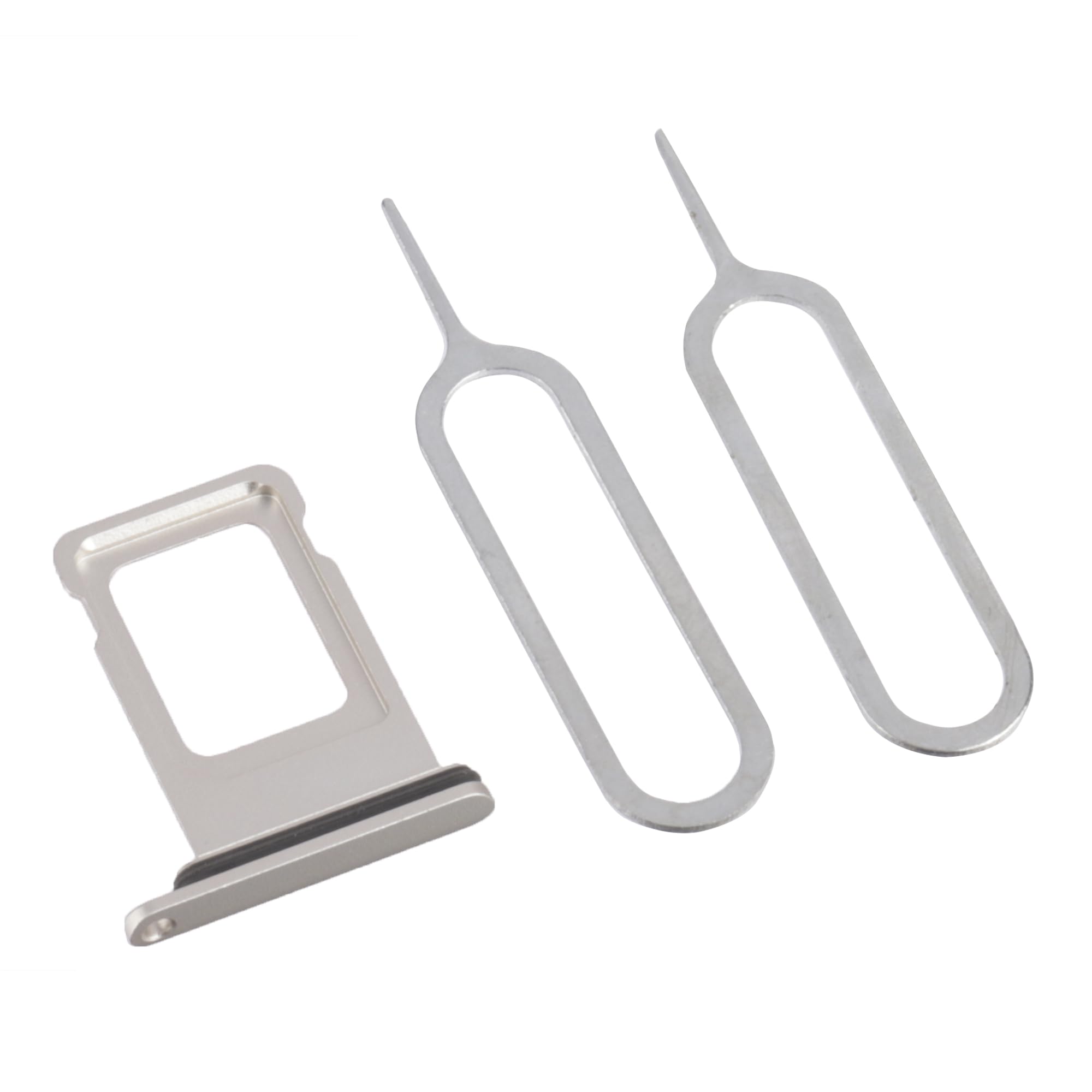 【BlueSea】iPhone 11 専用 SIM トレイ 防水シリコンリング付き 全6色 ホワイト Tray-11-White