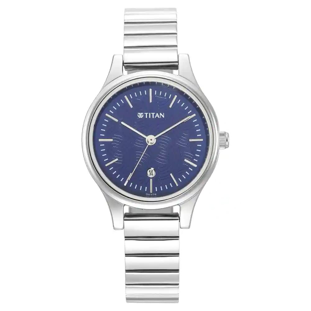 Titan Karishma Blue Dial Metal Strap Analog Watch for Women-NS2679SM01 (B0BFBT8TKV) Amazon Price History, Amazon Price Tracker