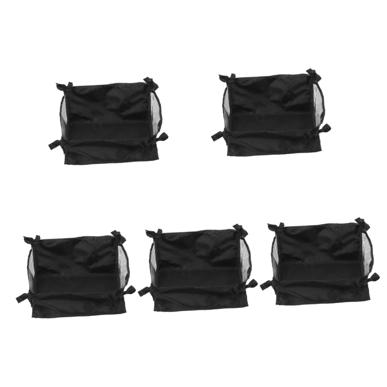 HANABASS 5 Piezas Bolsa Organizadora para Carrito de Resistente Oxford Fácil Instalación Cesta Inferior Flexible para y Accesorios Almacenamiento Seguro y Práctico para Cochecitos Pequeños