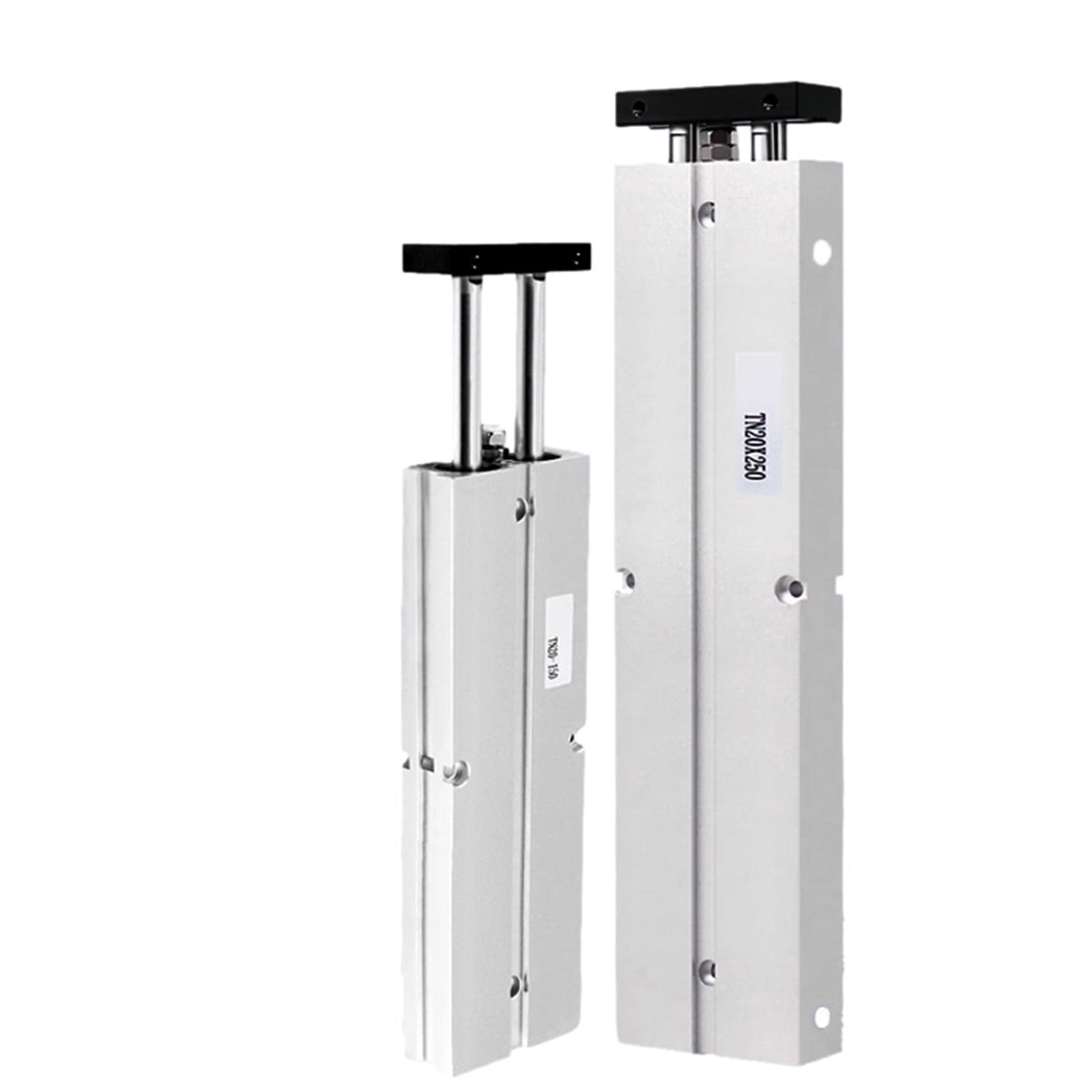 Pneuamtic Double Rod Pneumatic Piston Air Cylinder TN10x300 16x200 20x400 Long Stroke 200mm to 500mm(TN25,Stroke 500mm)