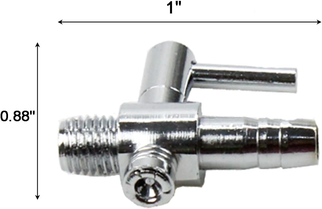 AQUANEAT 20pcs Aquarium 1 Way Thread Valves, Air Flow Control Valves, Manifolds Distributor for Pumps Fish Room Air Systems