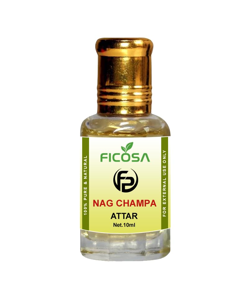 Ficosa Nag Champa Attar For Men & Women Alcohol free Perfume Oil With Roll On Easy To Apply Floral Fragrance Perfume (10ml)-image-10