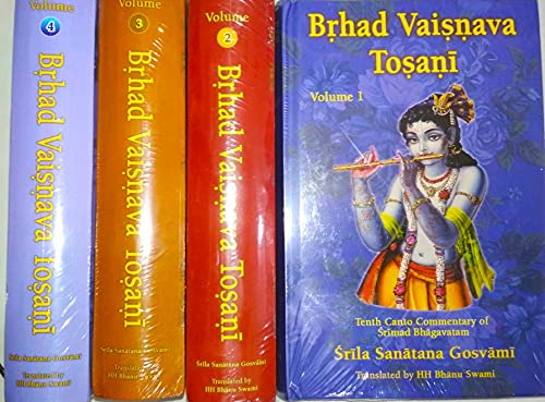 Brhad Vaisnava Tosani (Set of 4 Volumes) Sanatana Goswami