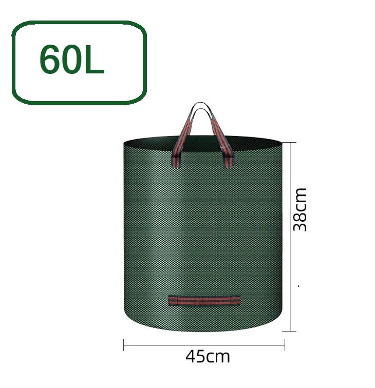 Sac à déchets de jardin, sacs à feuilles, pliable et imperméable, robuste, pour feuilles, coupe de pelouse