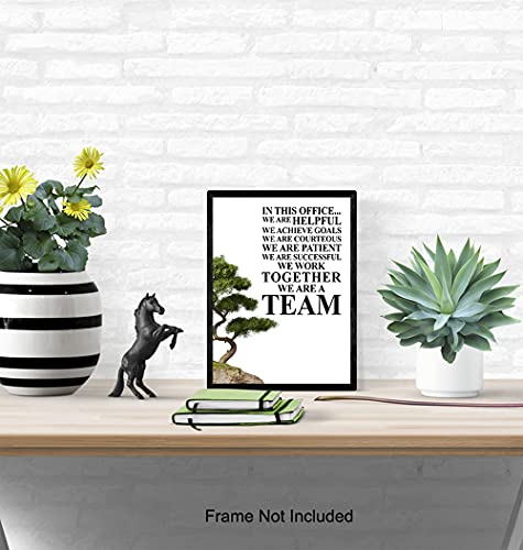 Yellowbird Art & Design Motivational Home Office Wall Art & Decor - Large 11X14 - Motivational Posters - Inspirational Quotes - Success Wall Art - Team Teamwork Sayings Prints - Unique Gift For Boss thumb #4