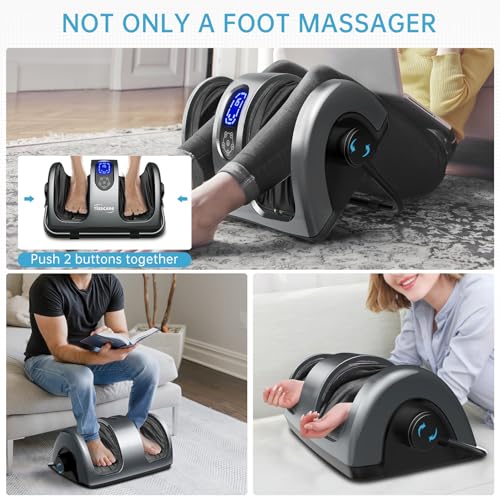 Tisscare DR-212 Shiatsu Foot Massager With Heat: Foot Massager Machine For Neuropathy, Plantar Fasciitis And Pain Relief-Massage Leg, Calf thumb #1