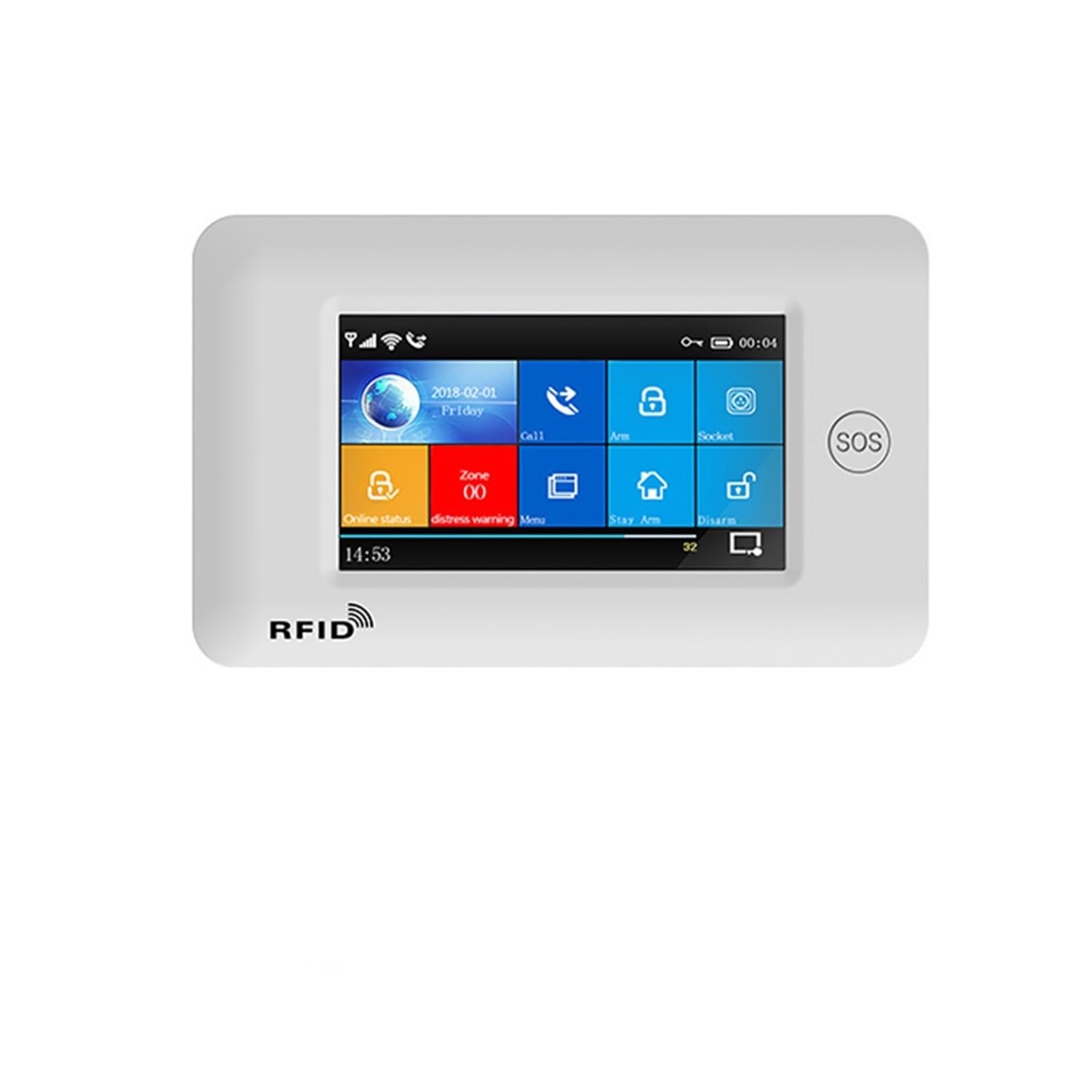 Sistema di Allarme di Sicurezza Domestica, Smart Alarm gsm di Allarme antifurto Sicurezza Domestica con sensore Movimento e App IP Carema TUYA Compatibile