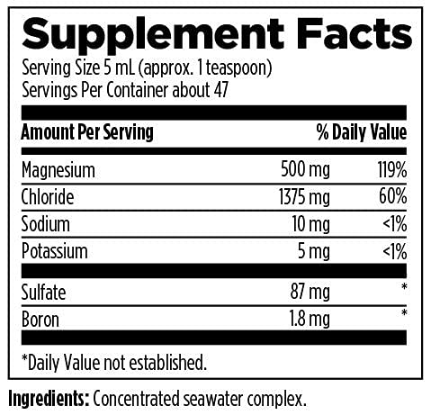 Designs For Health Ionicmag 500 Liquid Magnesium With Trace Minerals - 500Mg Ionic Magnesium Supplement + Chloride, Potassium - Supports Calm, Energy, Muscle + Bone Health, Non-Gmo (8Oz / 47 Servings) #TOP2
