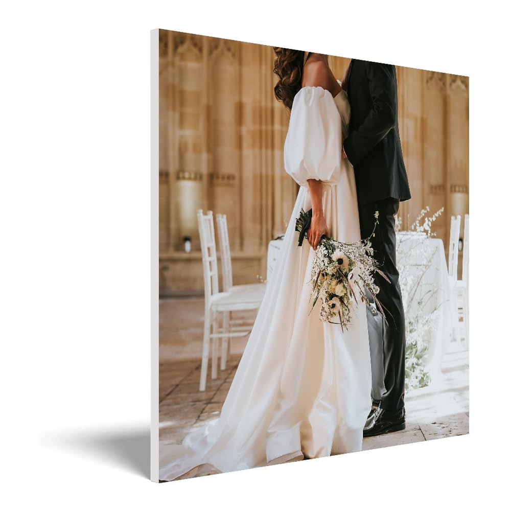 Personalized Sticky Photo Tile - Customizable Square Wall Art Keepsake for Your Cherished Memories - Ideal Gift for Any Occasion