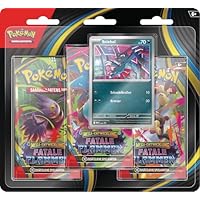 Pokémon-Sammelkartenspiel: 3er-Pack Mega-Entwicklung – Fatale Flammen: Sniebel (1 holografische Promokarte & 3 Boosterpacks)