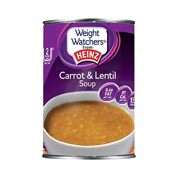 Heinz Weight Watchers Karotte & Linsensuppe 295G - Packung mit 6