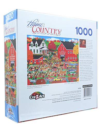 RoseArt - Home Country - Puzzle de 1000 piezas Plumly's Petting Farm para adultos miniatura 3