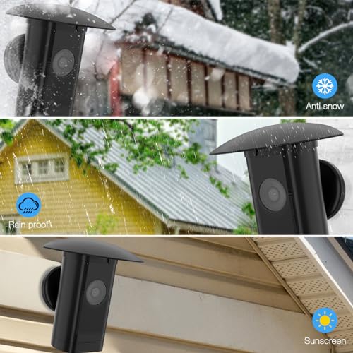 Pare-soleil Ring Stick Up Cam Pro noir protection objectif