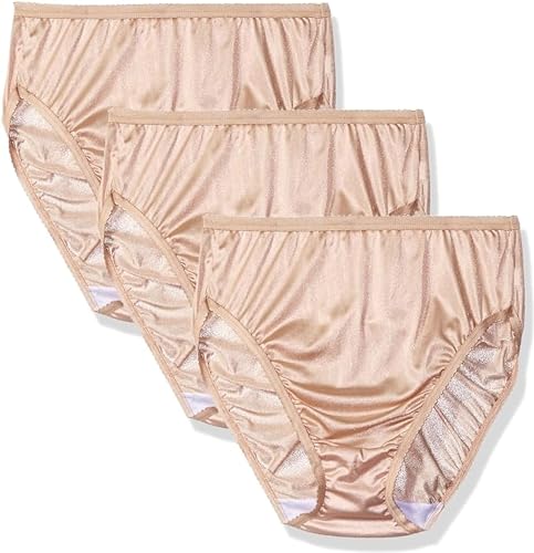 Image of Shadowline Women's Panties - Hi Cut Nylon Brief (3 Pack)
