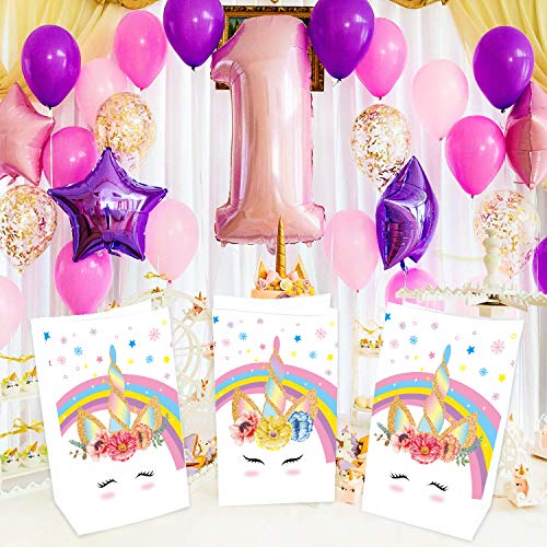 Pak met 24 Eenhoorn Enveloppen Snoepzakjes - Eenhoorn Papieren Zakken met Sticker 24 stks Eenhoorn - Eenhoorn… - Afbeelding 6