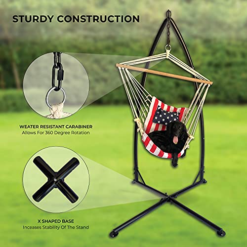 Backyard Expressions Hammock Swing Stand For Indoor/Outdoor, Heavy Duty Hanging Chair Stand thumb #4