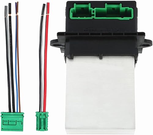 NUEVO Motor Calentador Ventilador Resistor + ConectorCable Para Nissan Tiida Livina Citroen Peugeot Renault 27150-ED70A