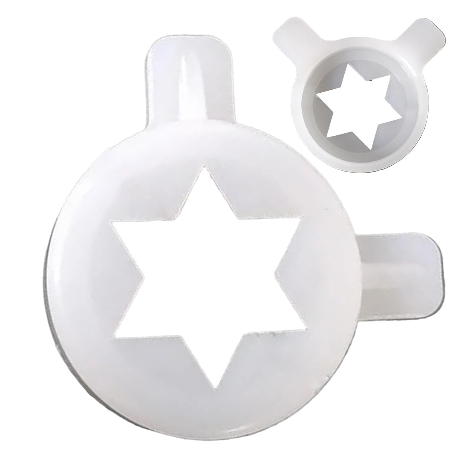 FANGZ Bouchon de modélisation de machine à crème glacée, capuchon de modélisation étoile hexagramme, Capuchon de modélisation Hexagram Design avec diamètre intérieur de 29 mm, Pièce de rechange de