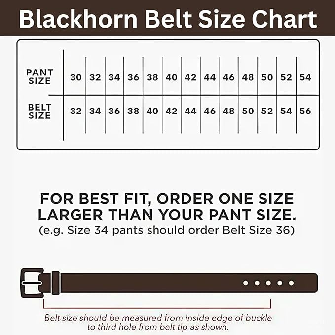 Image of BLACKHORN Leather Reversible Belt for Men - Italian Leather Formal Belt, Versatile Men's Belt for Business & Casual