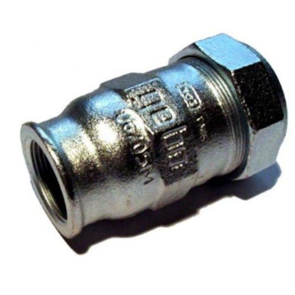 Gebo Raccord compression quick pour tube Acier/PE 24,6–27,3mm – Femelle 3/4