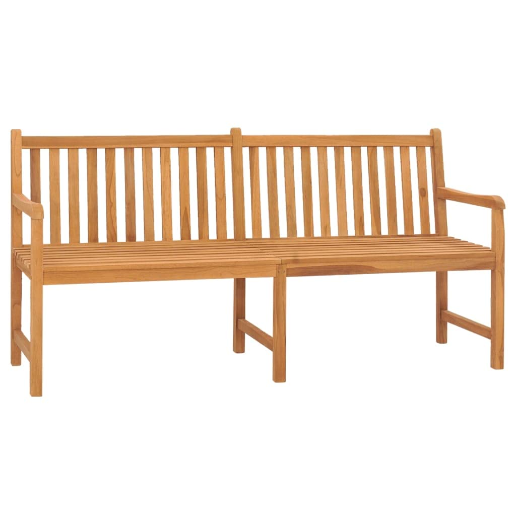 180 cm in legno di teak massiccio, mobili da esterno per casa e giardino, soluzione elegante per rilassarsi e divertirsi